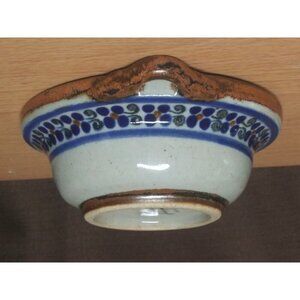 Teresa Duran Xochiquetzal Pottery Bowl Mexico Small Snack Salsa Dessert Berry EC